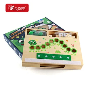 Customize Animal Shape Wooden Counting Learning Toys for Kids W12E223
